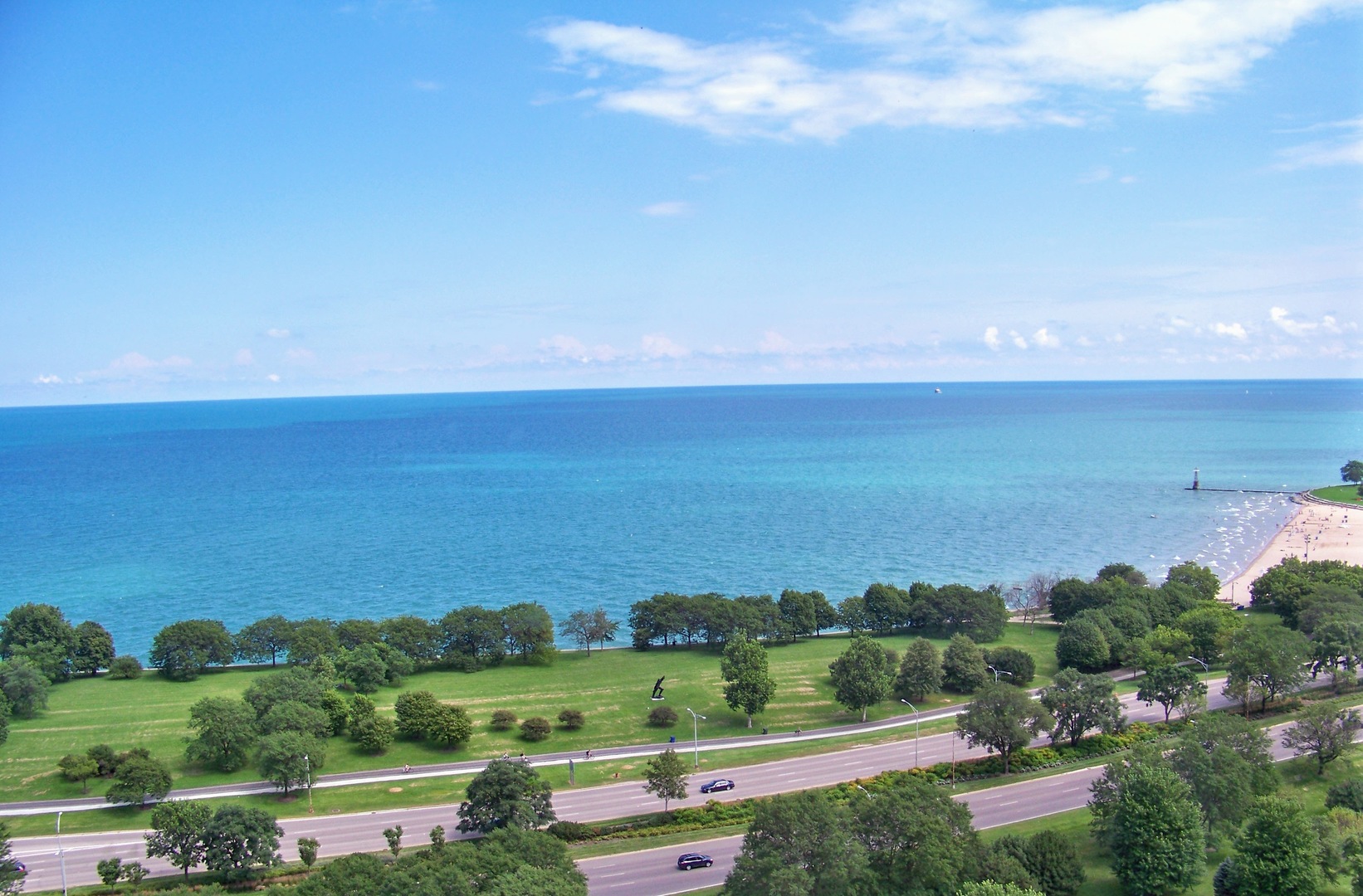 5445 North Sheridan Road, Unit 2504 Chicago, IL 60640 - Photo 12 of 37 an aerial view of a city