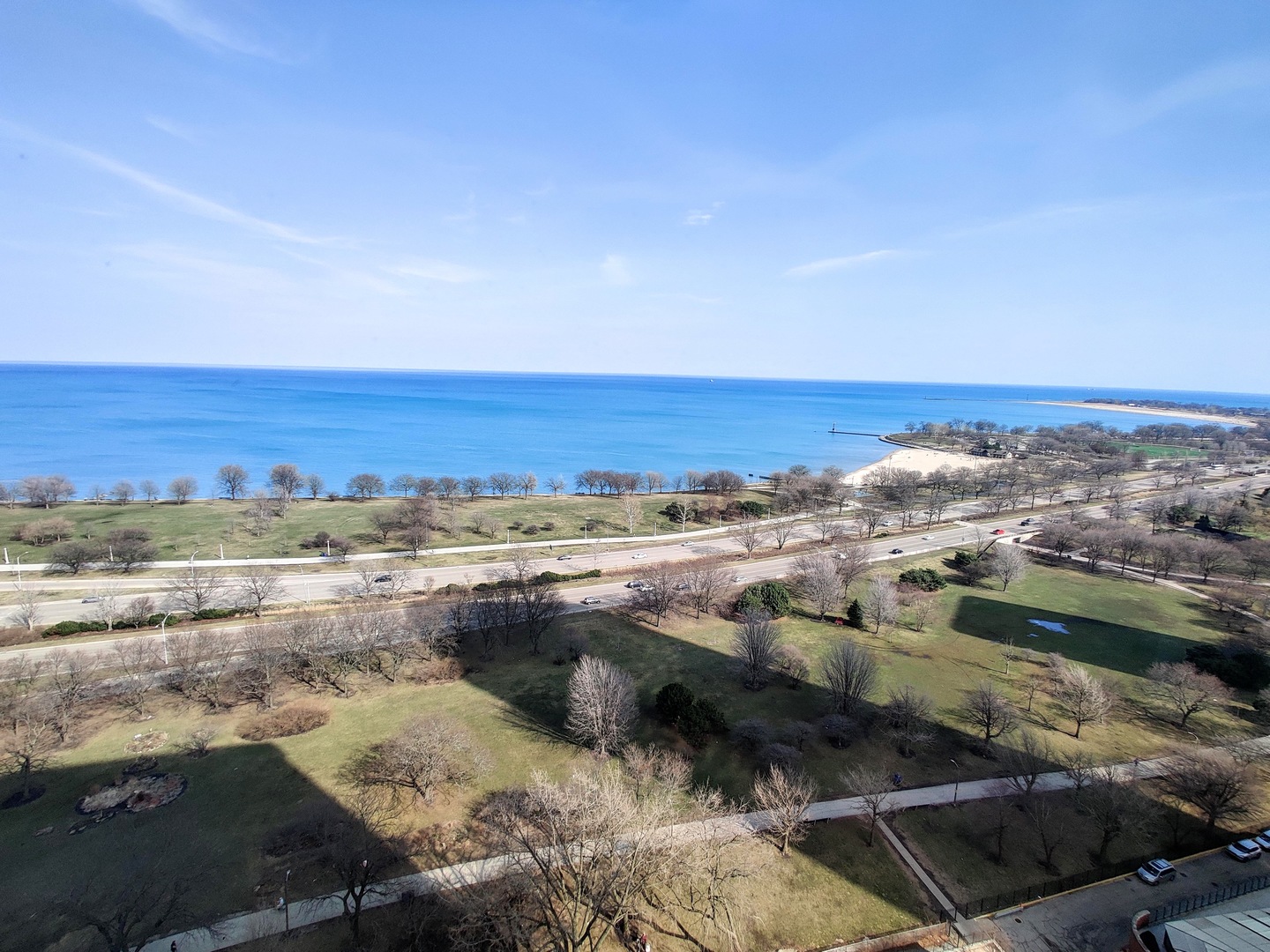 5445 North Sheridan Road, Unit 2504 Chicago, IL 60640 - Photo 35 of 37 a view of an ocean and beach