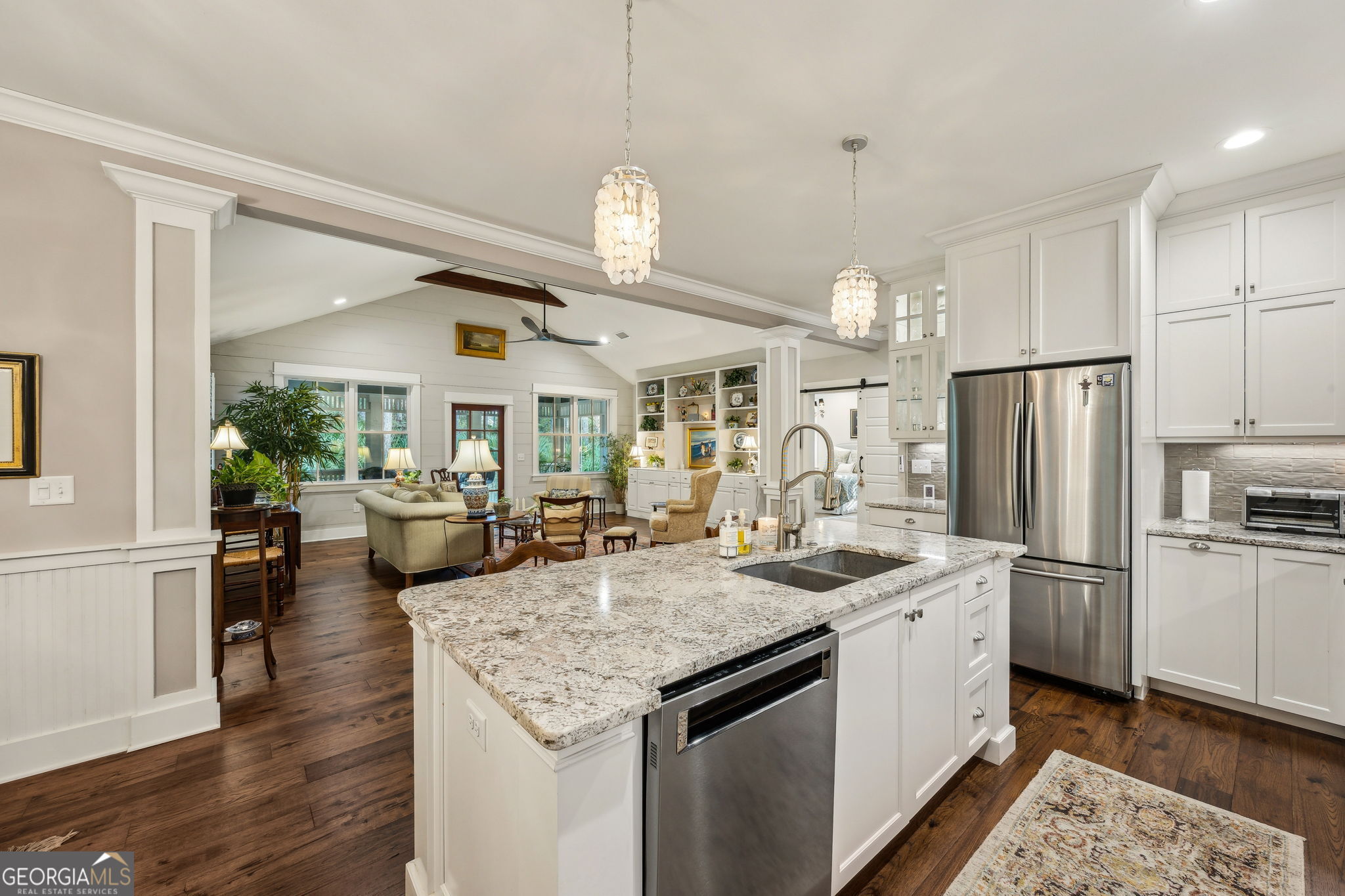 105 Spartina Court St. Marys, GA 31558 - Photo 22 of 95 a kitchen with sink refrigerator and cabinets
