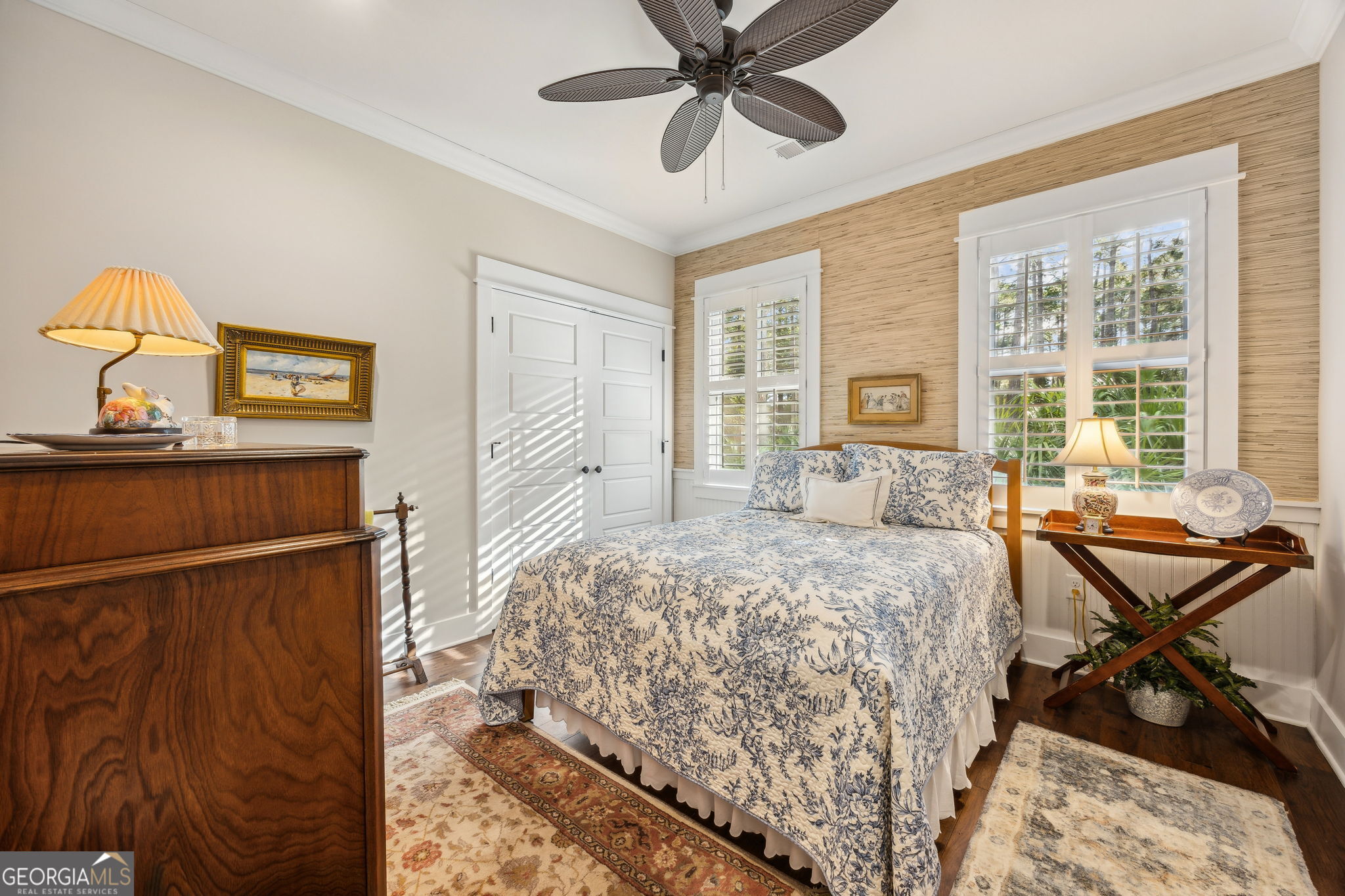 105 Spartina Court St. Marys, GA 31558 - Photo 44 of 95 a bedroom with a bed and wooden floor