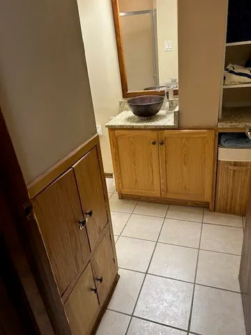 a kitchen with a sink