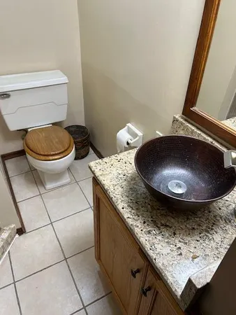 a kitchen with a stove and a sink