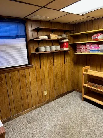 a view of storage and utility room