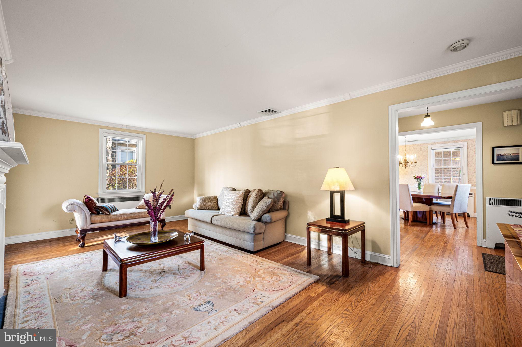 601 South Eagle Road Havertown, PA 19083 - Photo 7 of 37 a living room with furniture and wooden floor