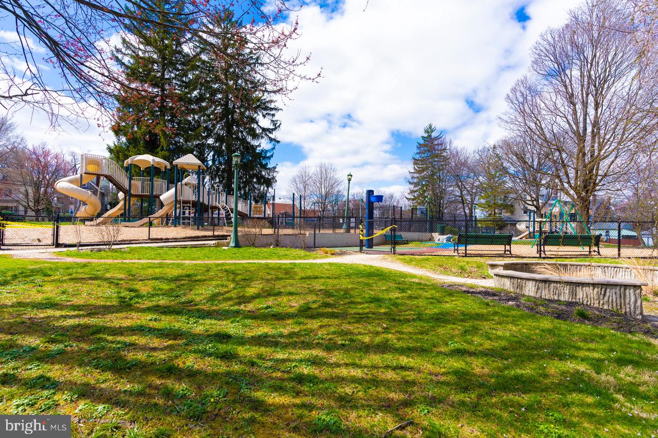 1114 County Line Road Bryn Mawr, PA 19010 - Photo 41 of 41 Warner Playground - swings, slides & basketball