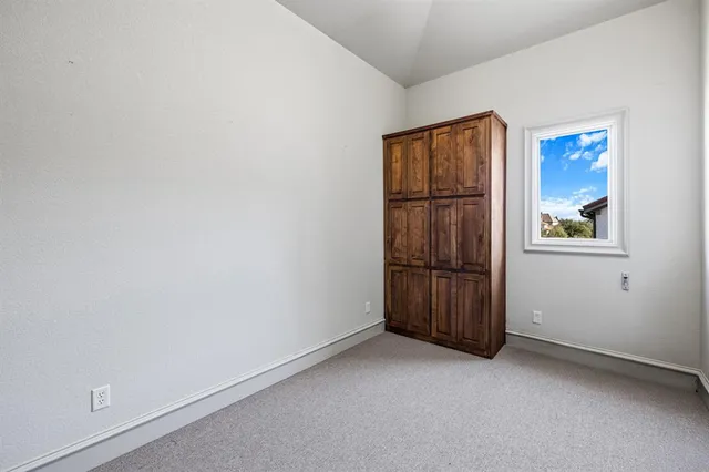 an aerial view of waterside residential houses