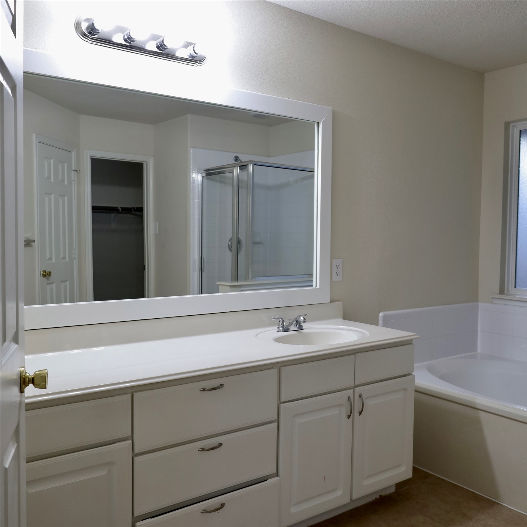 2419 Stiller Ridge Way Spring, TX 77386 - Photo 13 of 14 a bathroom with a sink and a mirror