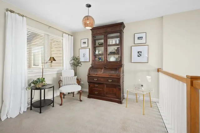 a room with furniture and a window