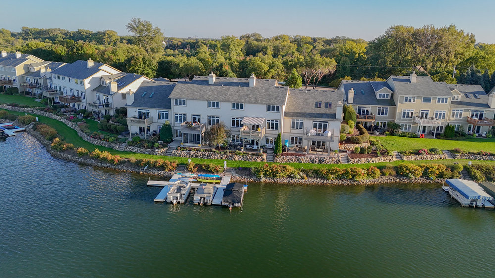 22864 Harbour Lane Plainfield, IL 60544 - Photo 45 of 65 an aerial view of a house with swimming pool a yard and a patio
