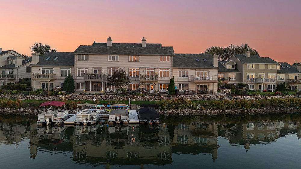22864 Harbour Lane Plainfield, IL 60544 - Photo 65 of 65 a view of residential house with outdoor space and lake