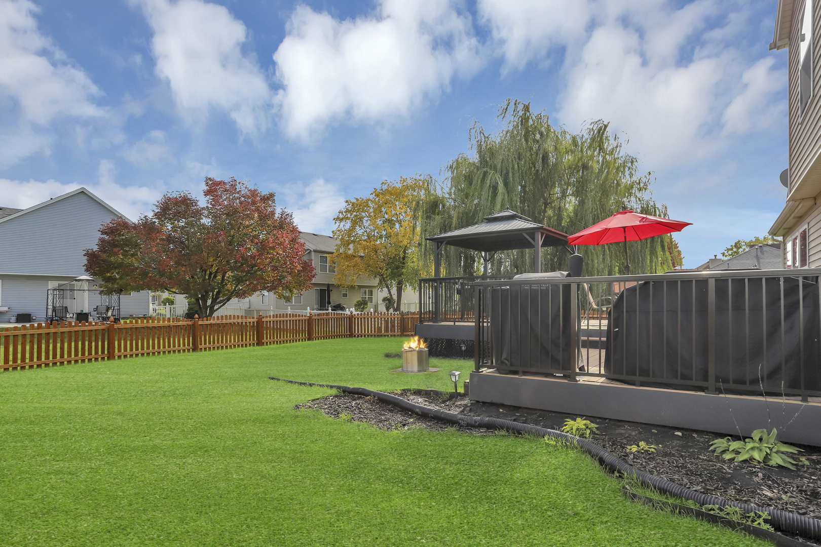 1908 Prairie Ridge Drive Plainfield, IL 60586 - Photo 31 of 34 a view of a park with iron fence