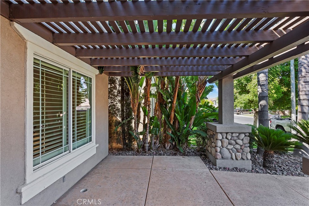 11416 Bridgeway Drive Riverside, CA 92505 - Photo 7 of 54 a view of entryway with porch and outdoor seating