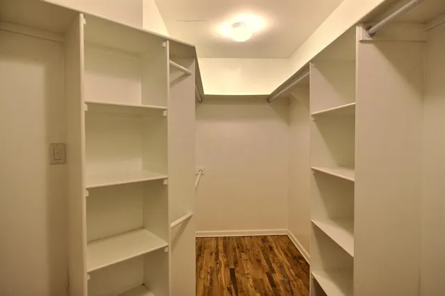 a view of walk in closet