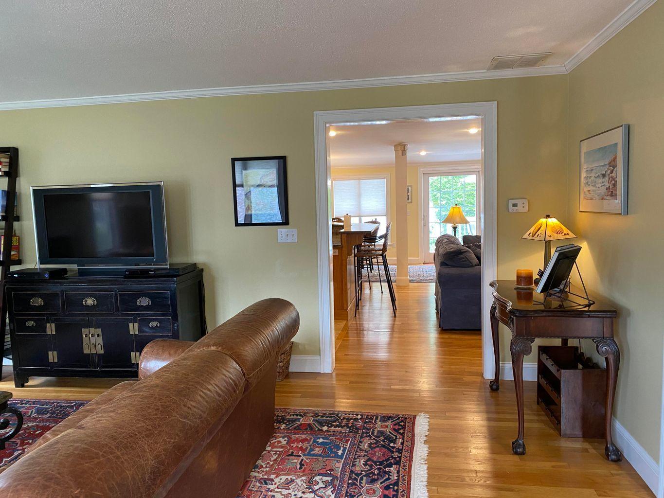 44 Island View Road Hyannis, MA 02601 - Photo 7 of 33 a living room with furniture and a flat screen tv