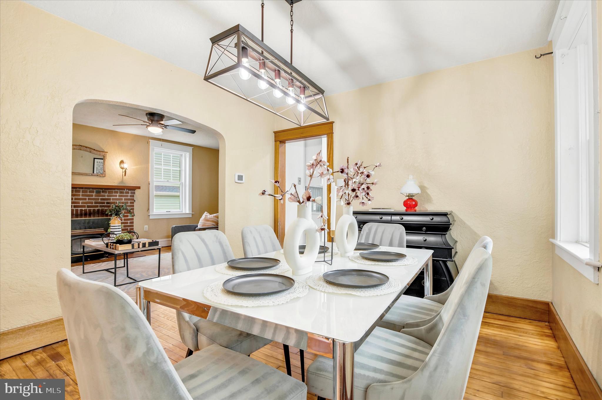 3131 Bedminster Road Ottsville, PA 18942 - Photo 11 of 23 a view of a dining room with furniture and wooden floor