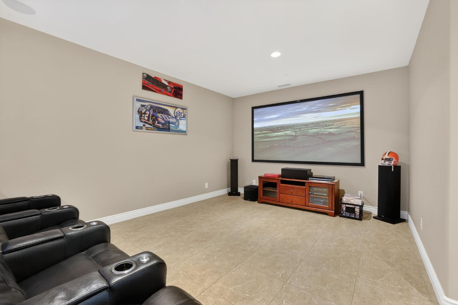 4554 Cross Creek Road Cool, CA 95614 - Photo 54 of 92 a living room with furniture and a flat screen tv