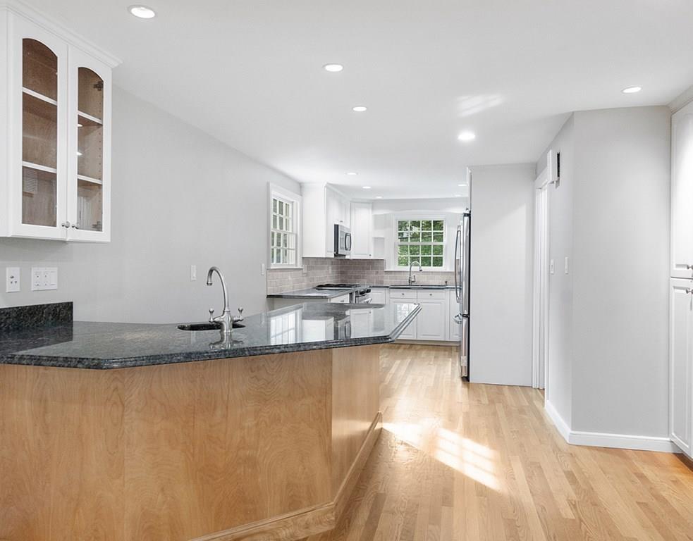 9 Northgate Road Wellesley, MA 02481 - Photo 7 of 32 a view of kitchen and kitchen with granite countertop window