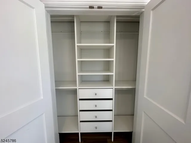 a view of a walk in closet