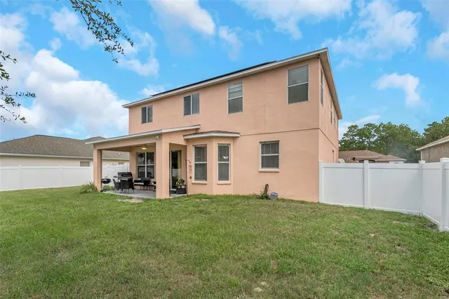 a view of a park with slide