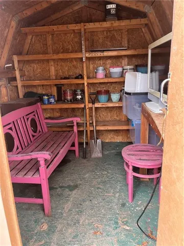 a view of a chairs in a room