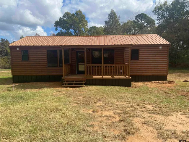 a backyard of a house