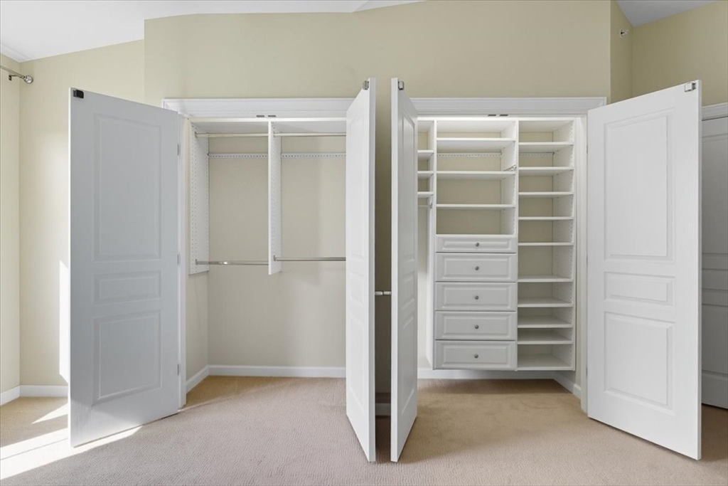 4 Repton Place, Unit 4410 Watertown, MA 02472 - Photo 17 of 41 a view of walk in closet with empty racks