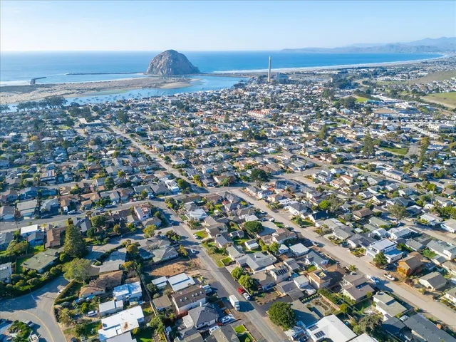 an aerial view of a city with lots of residential buildings