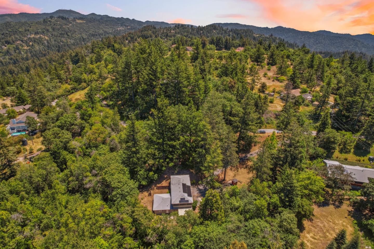 24895 Skyland Road Los Gatos, CA 95033 - Photo 110 of 113 a view of a forest with a mountain