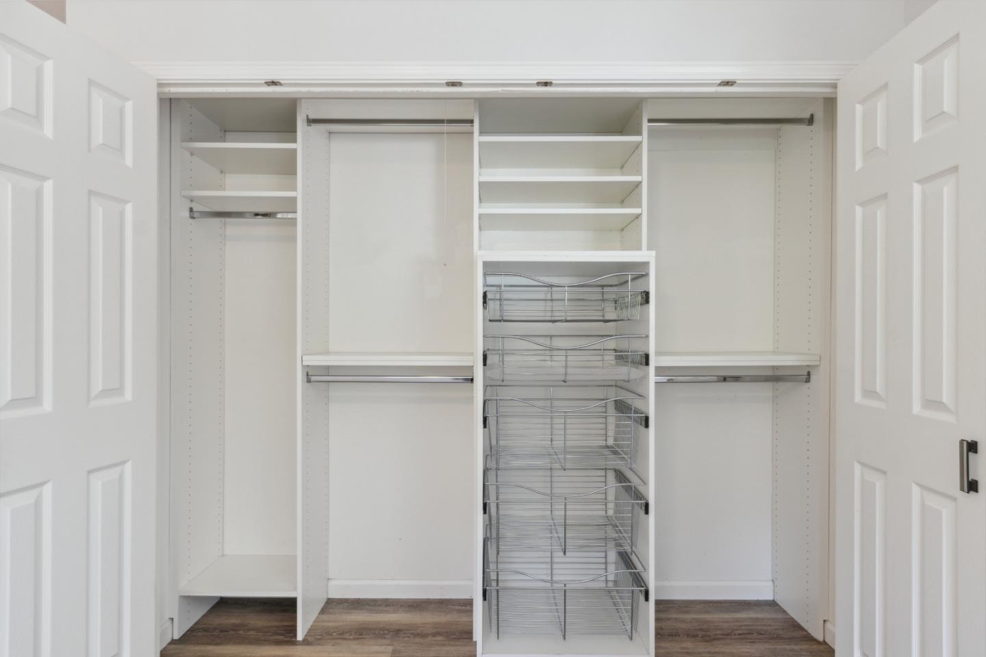 24895 Skyland Road Los Gatos, CA 95033 - Photo 23 of 113 a view of walk in closet with empty racks