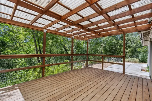 front view of a house with a street