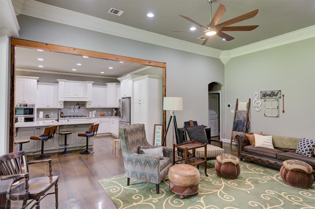7453 Shirley Francis Road Shreveport, LA 71129 - Photo 14 of 29 a living room with lots of furniture and view of kitchen