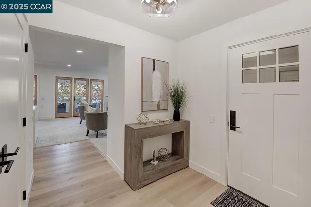 a view of a living room