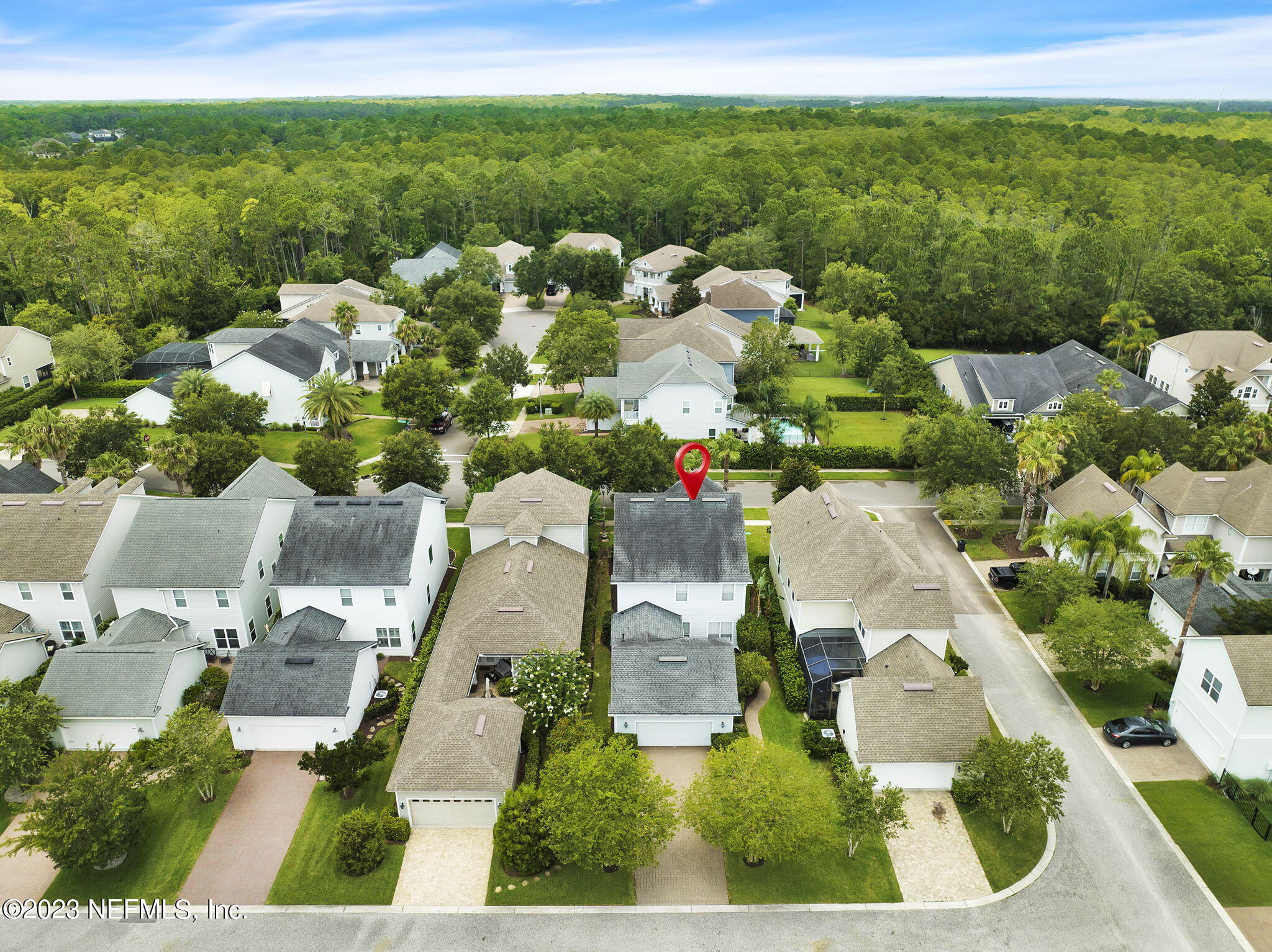 141 Pelican Pointe Road Ponte Vedra, FL 32081 - Photo 39 of 80 an aerial view of multiple house