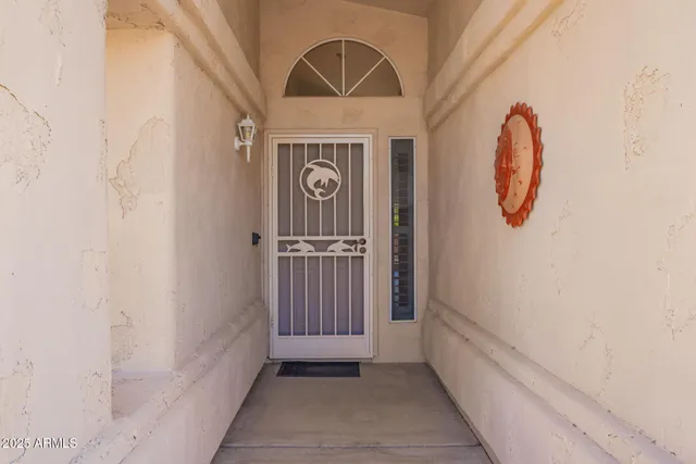 a view of a hallway with interior of the house