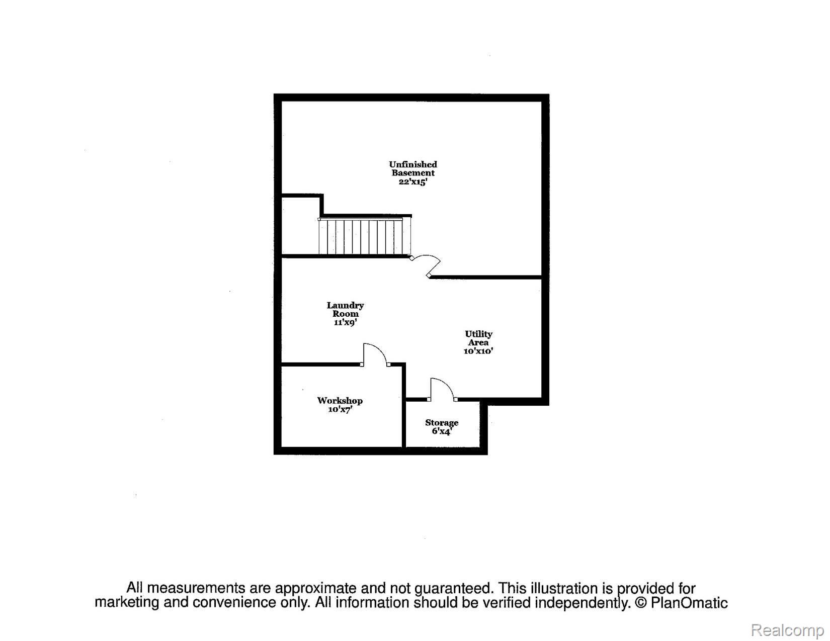 123 Mapleton Road Grosse Pointe, MI 48236 - Photo 29 of 30 Basement Floor Plan