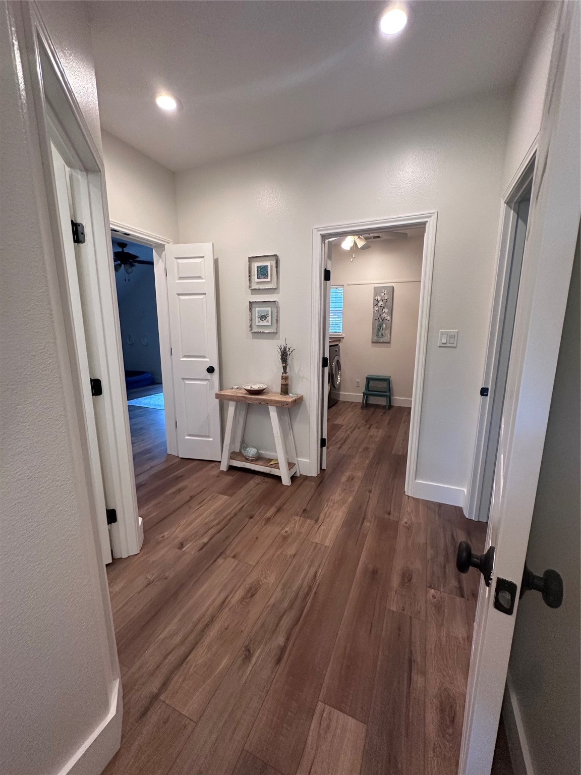 5 Maystar Court Spring, TX 77380 - Photo 13 of 26 wooden floor in an empty room with a mirror
