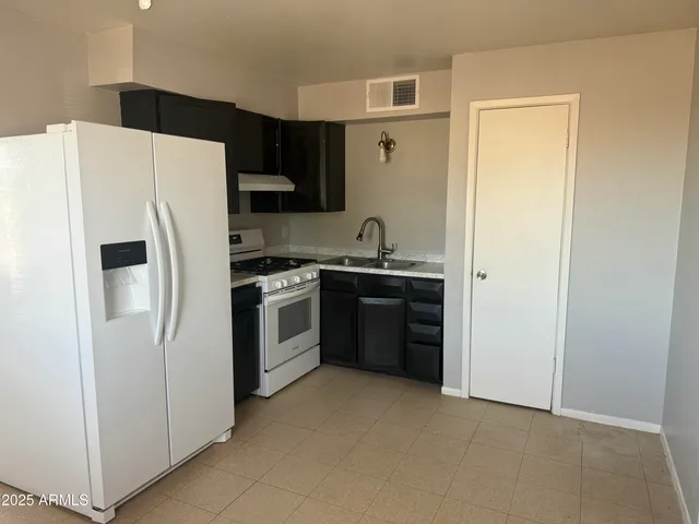 an empty room with a natural light