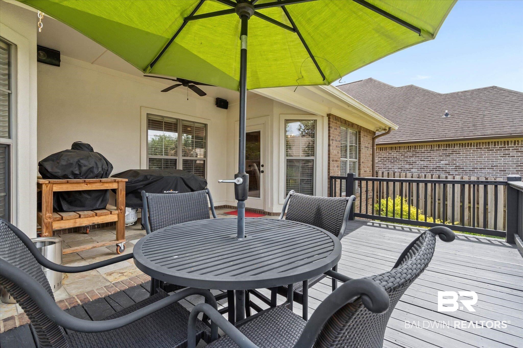 3459 Rue Royal Mobile, AL 36693 - Photo 29 of 31 Expansive outdoor deck featuring composite decking and black railings