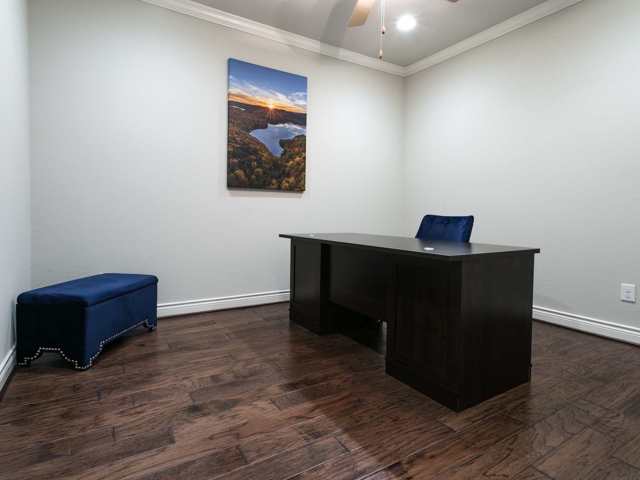 9018 Meacom Drive Conroe, TX 77384 - Photo 11 of 41 a view of workspace with wooden floor