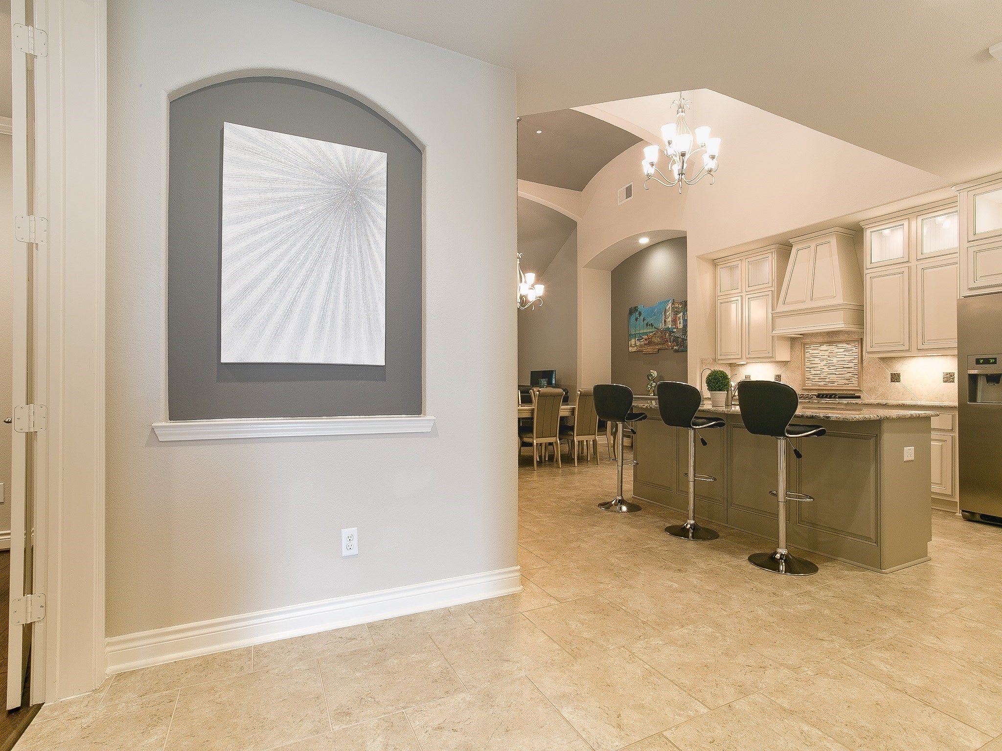 9018 Meacom Drive Conroe, TX 77384 - Photo 16 of 41 an entryway with livingroom and windows