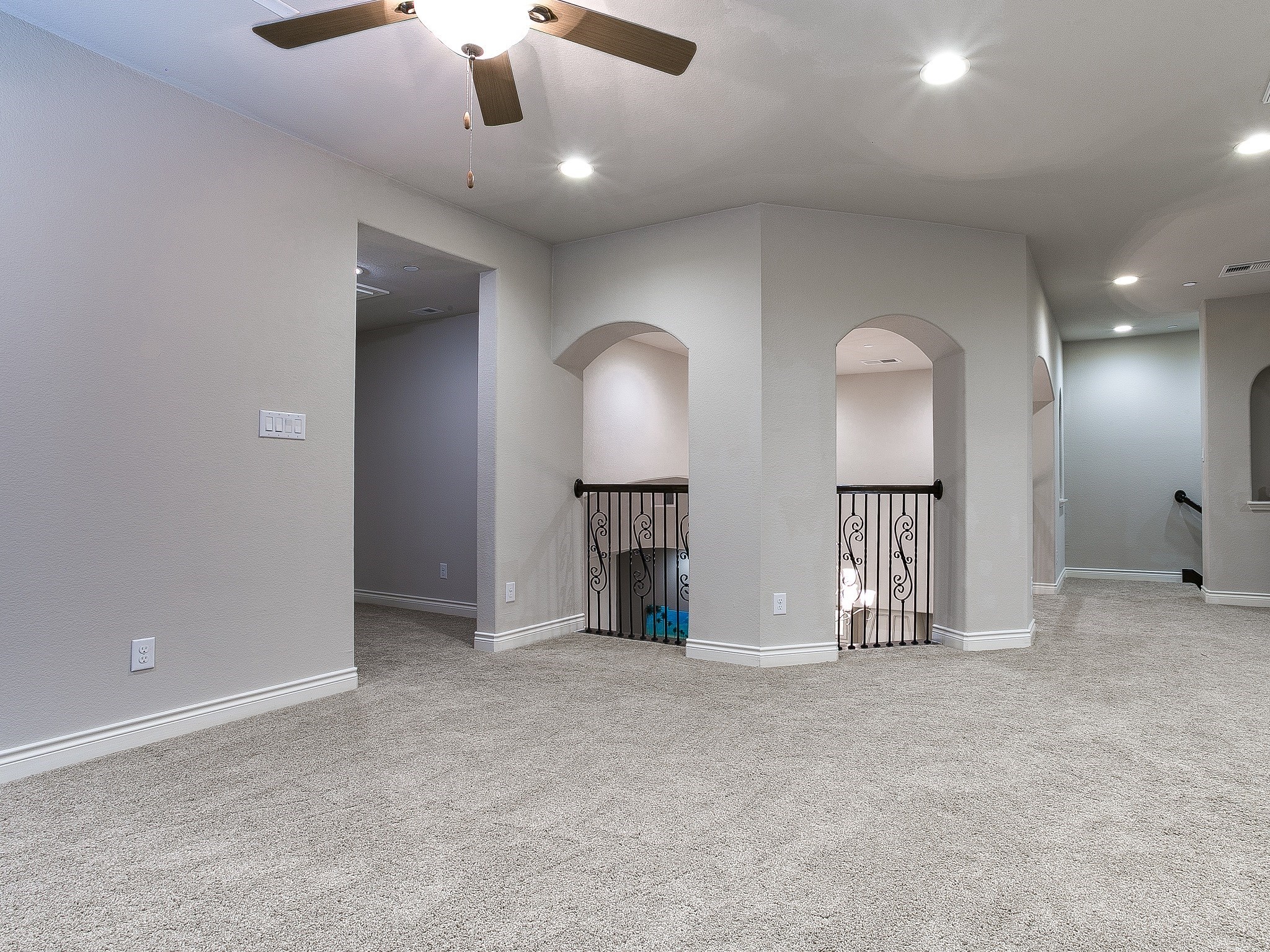 9018 Meacom Drive Conroe, TX 77384 - Photo 31 of 41 a view of a livingroom with a staircase
