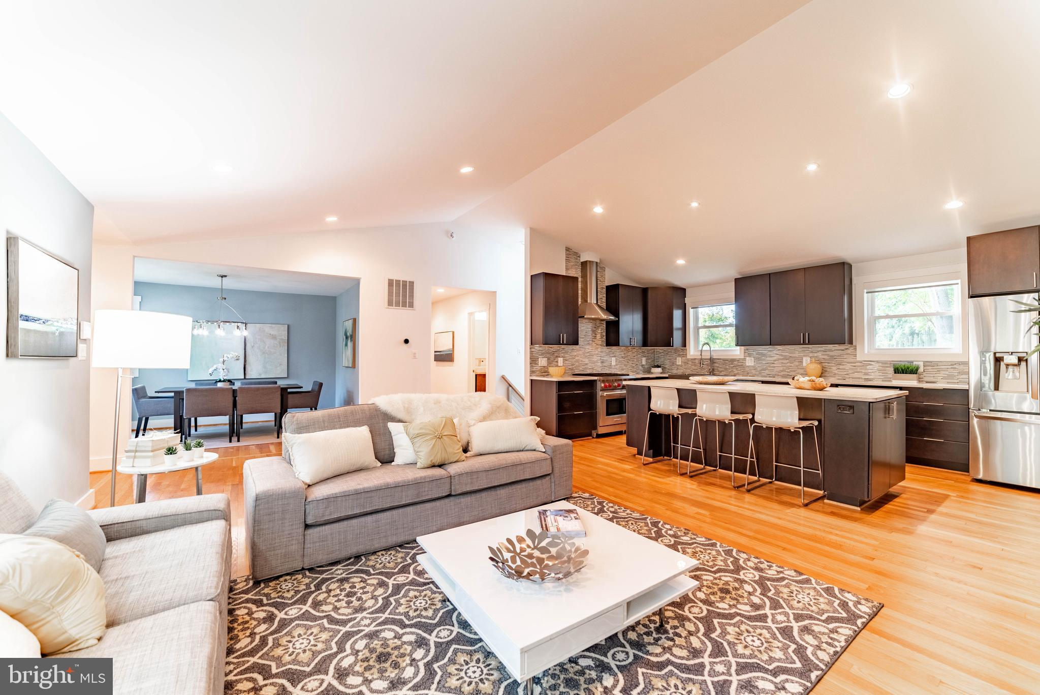 8400 Farrell Drive Chevy Chase, MD 20815 - Photo 34 of 36 Open floor plan with cathedral ceilings