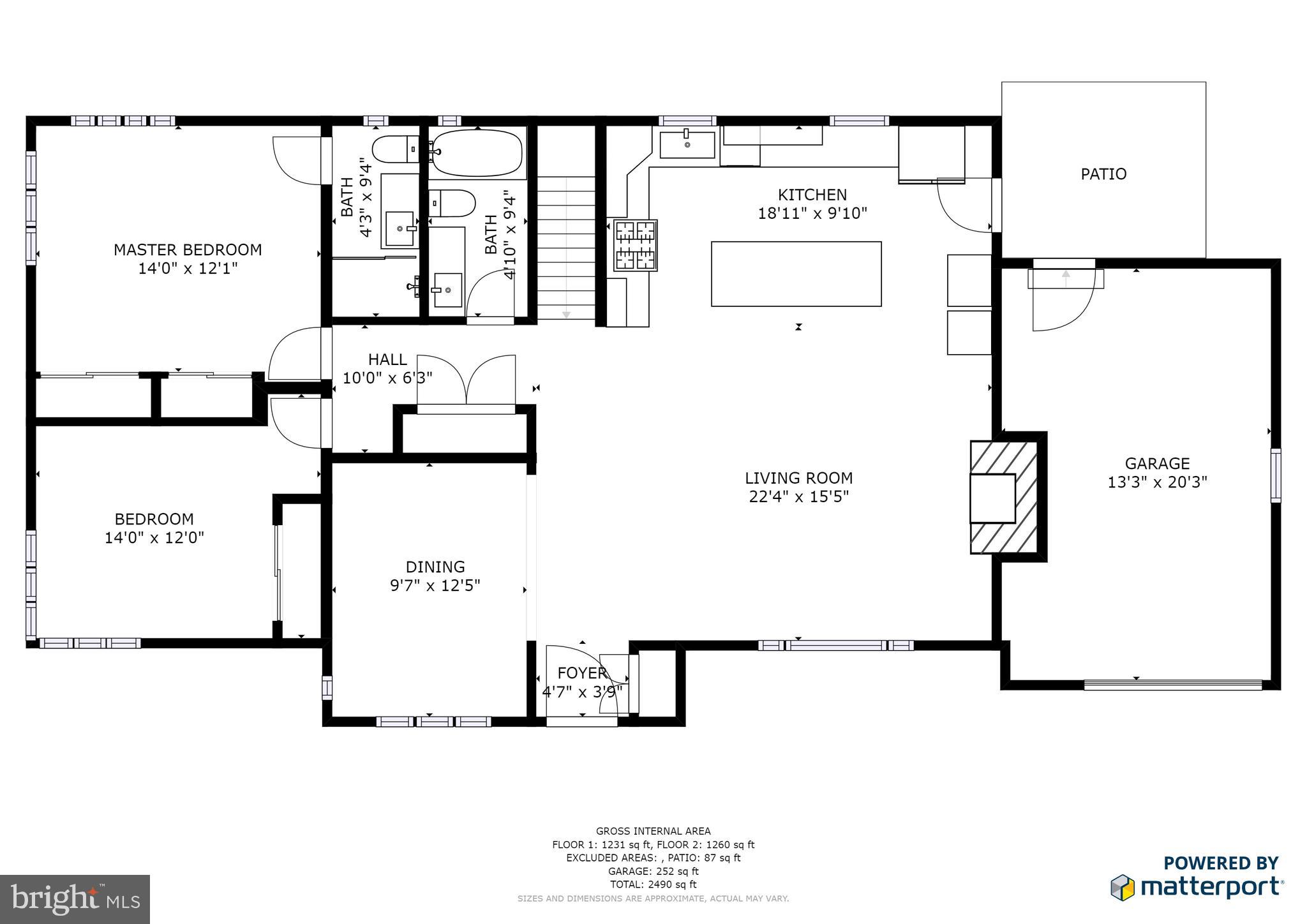 8400 Farrell Drive Chevy Chase, MD 20815 - Photo 35 of 36 Main level floor plan