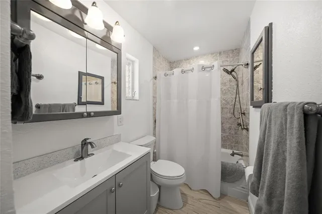 a garden view with a lake view