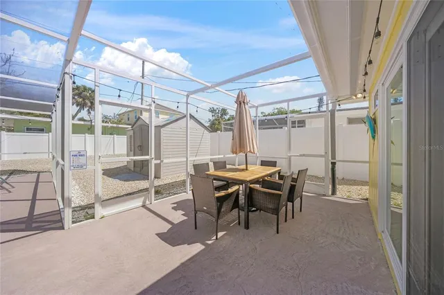 a view of a lake with a yard