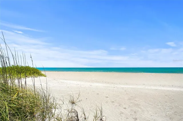 a view of an ocean and beach