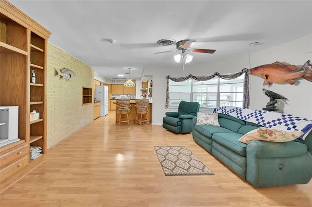 a bathroom with a shower curtain and toilet