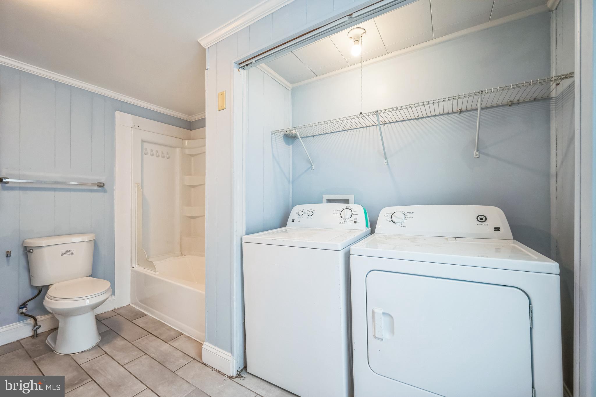 48 Elizabeth Street Hagerstown, MD 21740 - Photo 42 of 48 a view of bathroom with a washer and dryer