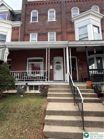 a view of a building with stairs and stairs