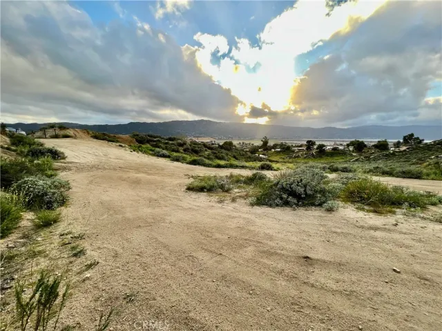 a view of a painting on the wall